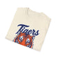 GILDAN -Tigers Graphic T-Shirt — Vintage Tiger Head Sports Tee