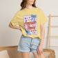 COMFORT COLORS - American Honey Graphic T-Shirt — Retro Patriotic Stars & Bows