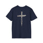 T-Shirt — 'Get Down' Cross & Nail Graphic