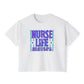 COMFORT COLORS CROP TOP - Nurse Life Boxy Tee — "Some Days You Win..." Inspirational Nurse T-Shirt