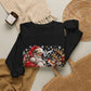 GILDAN - Christmas Santa and Reindeer Crewneck Sweatshirt