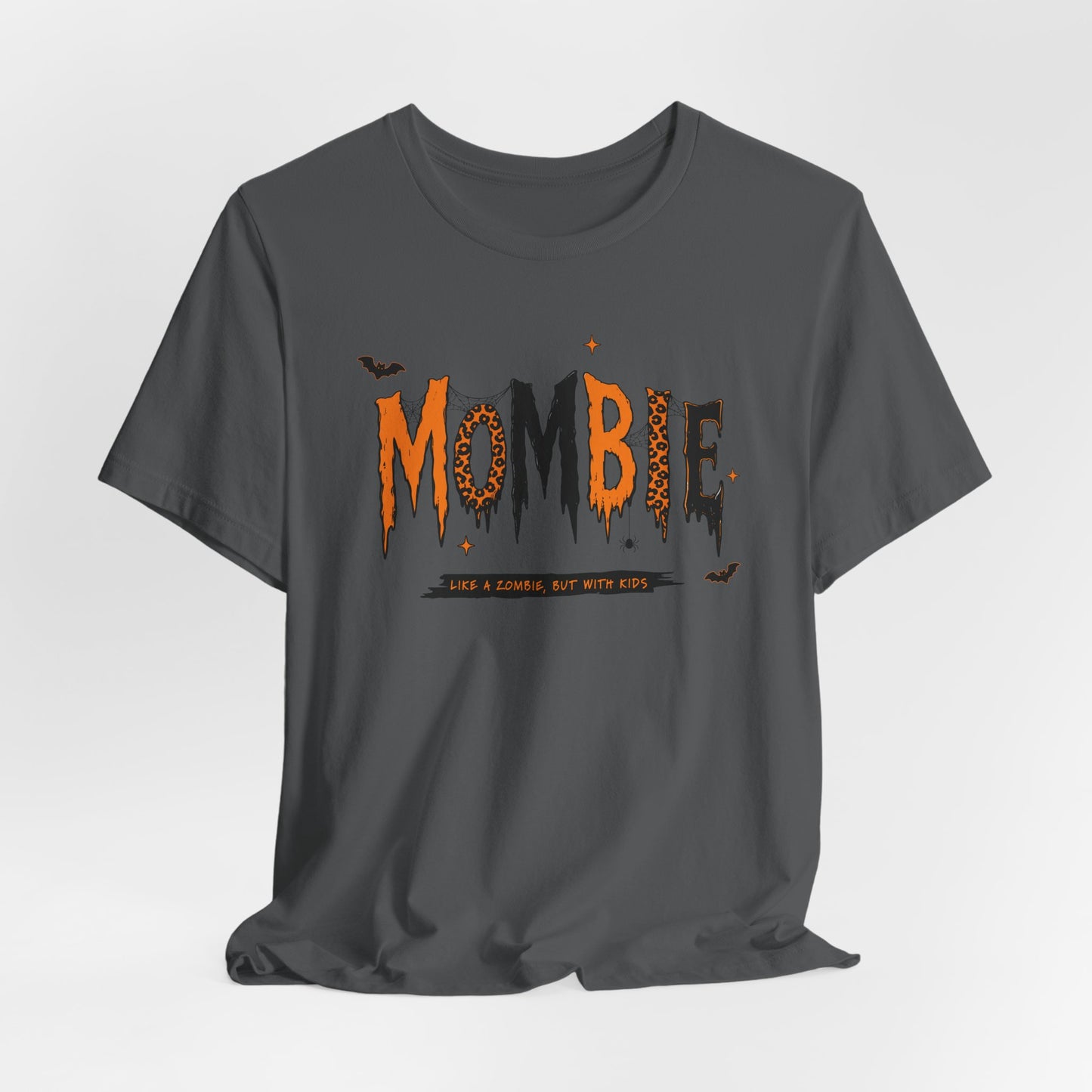 BELLA CANVAS - Zombie Tee — "Mombie (Like A Zombie, But Mom)" Halloween Graphic Shirt