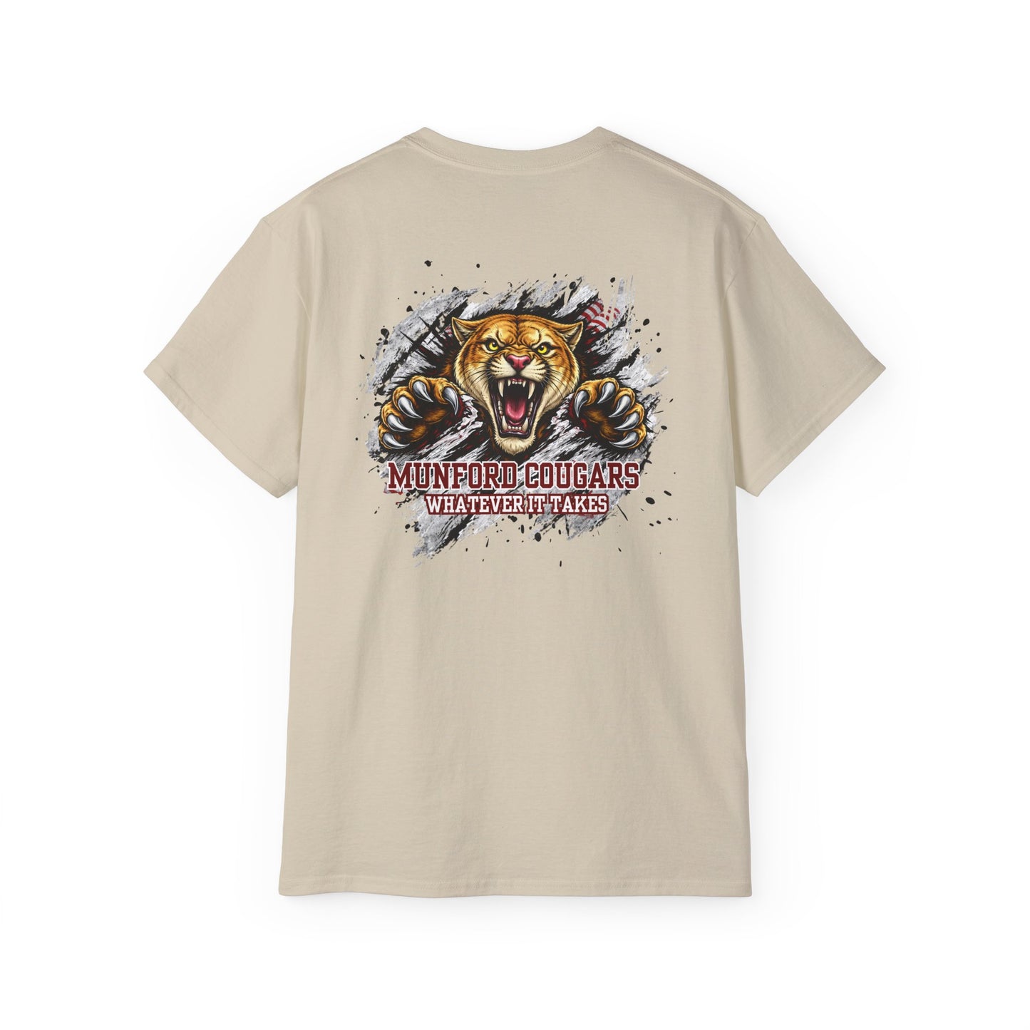 Munford Cougars Roaring Mascot T-Shirt — School Spirit Tee
