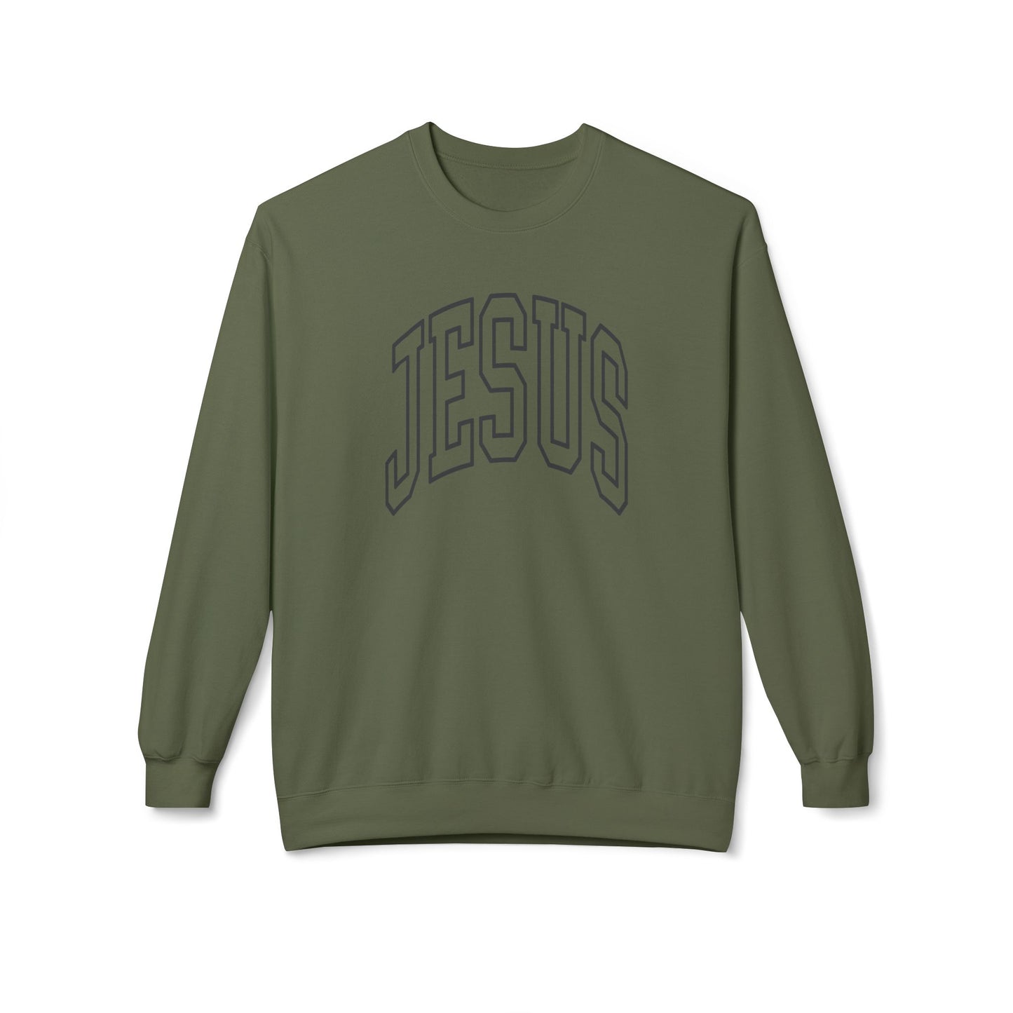 Jesus Arch Logo Sweatshirt — Christian Crewneck Pullover
