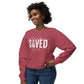 COMFORT COLORS - Saved By Grace Sweatshirt — Christian Inspirational Crewneck