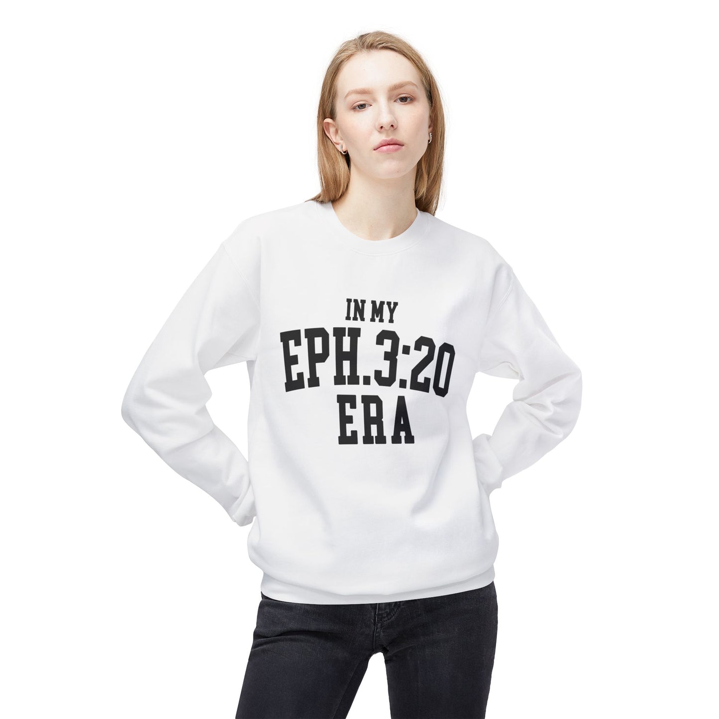 GILDAN - Eph.3:20 Era Sweatshirt — Inspirational Christian Crewneck