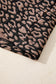 Black Leopard Print Bubble Sleeve Shift Mini Dress