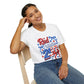 GILDAN - Patriotic "Red White & 4th" T-Shirt — USA Stars & Stripes 4th of July Tee