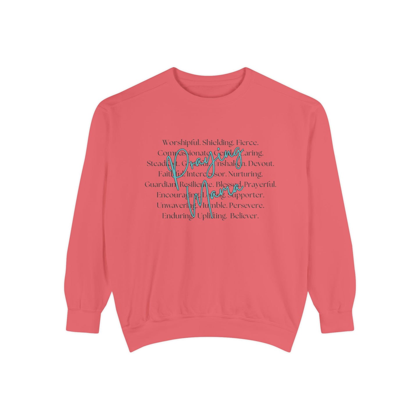 COMFORT COLORS - Peace Script Sweatshirt — Inspirational 'Peace' Typography Crewneck
