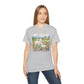 GILDAN - Lamb In Wildflowers Tee – "The Lord Is My Shepherd" Cotton T-Shirt