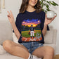 *** SPECIAL REQUESTS - MORGAN JETT - COMFORT COLORS - Baseball Player Sunset T-Shirt — "Go Jack" Personalized Team Tee