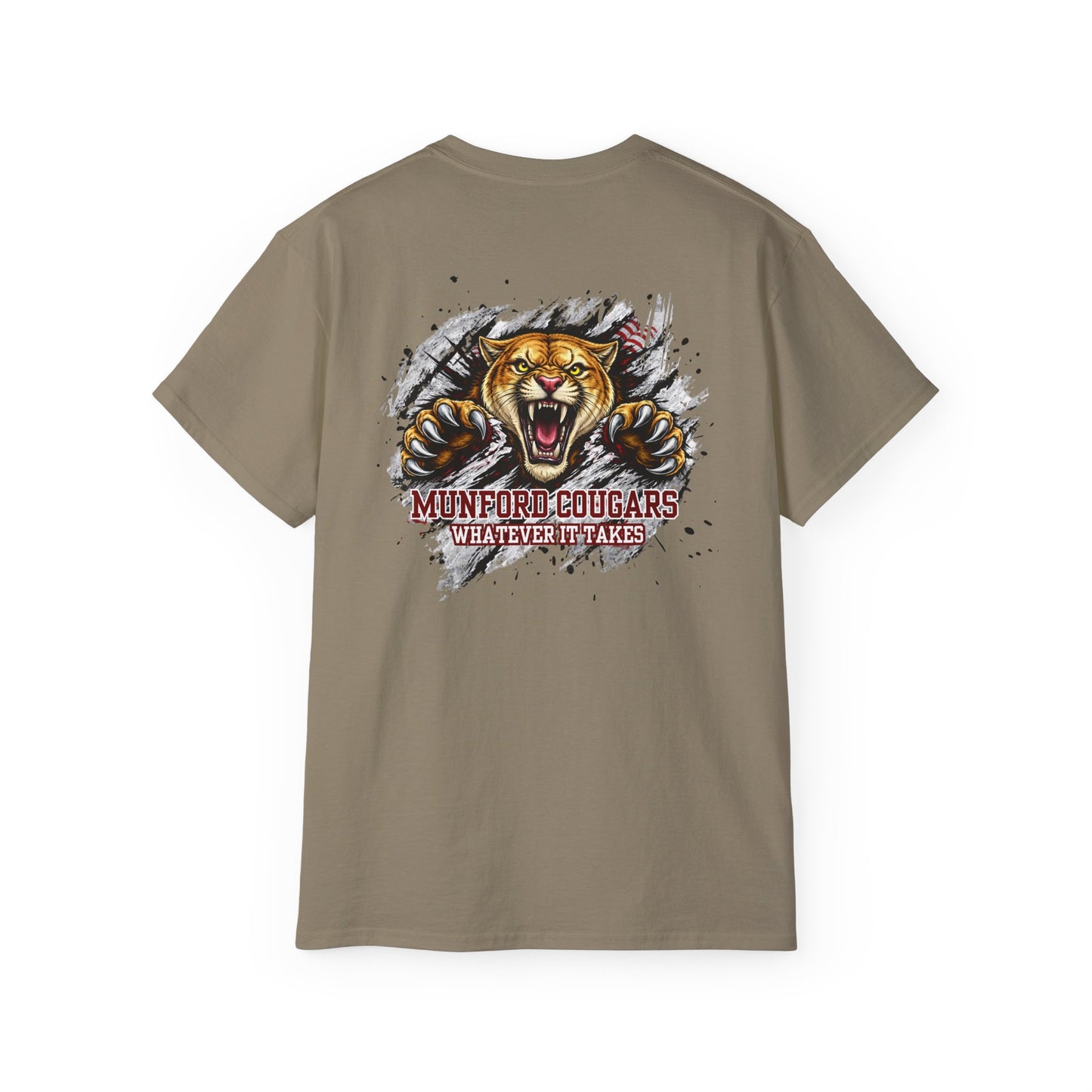 Munford Cougars Roaring Mascot T-Shirt — School Spirit Tee
