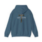 GET DOWN IN THE GOSPEL ADULT HOODIE GREEN CAMO CROSS