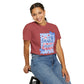 COMFORT COLORS - Patriotic "Land of the Free, Because of the Brave" T-Shirt