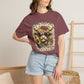 COMFORT COLORS - Cow Graphic T-Shirt — "All the Good Ones Are a Little Crazy" Floral Sunflower Design