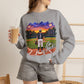 *** SPECIAL REQUEST - MORGAN JETT - GILDAN - Baseball Player Sunset Crewneck Sweatshirt — "Go Jack!" Team Spirit Crew