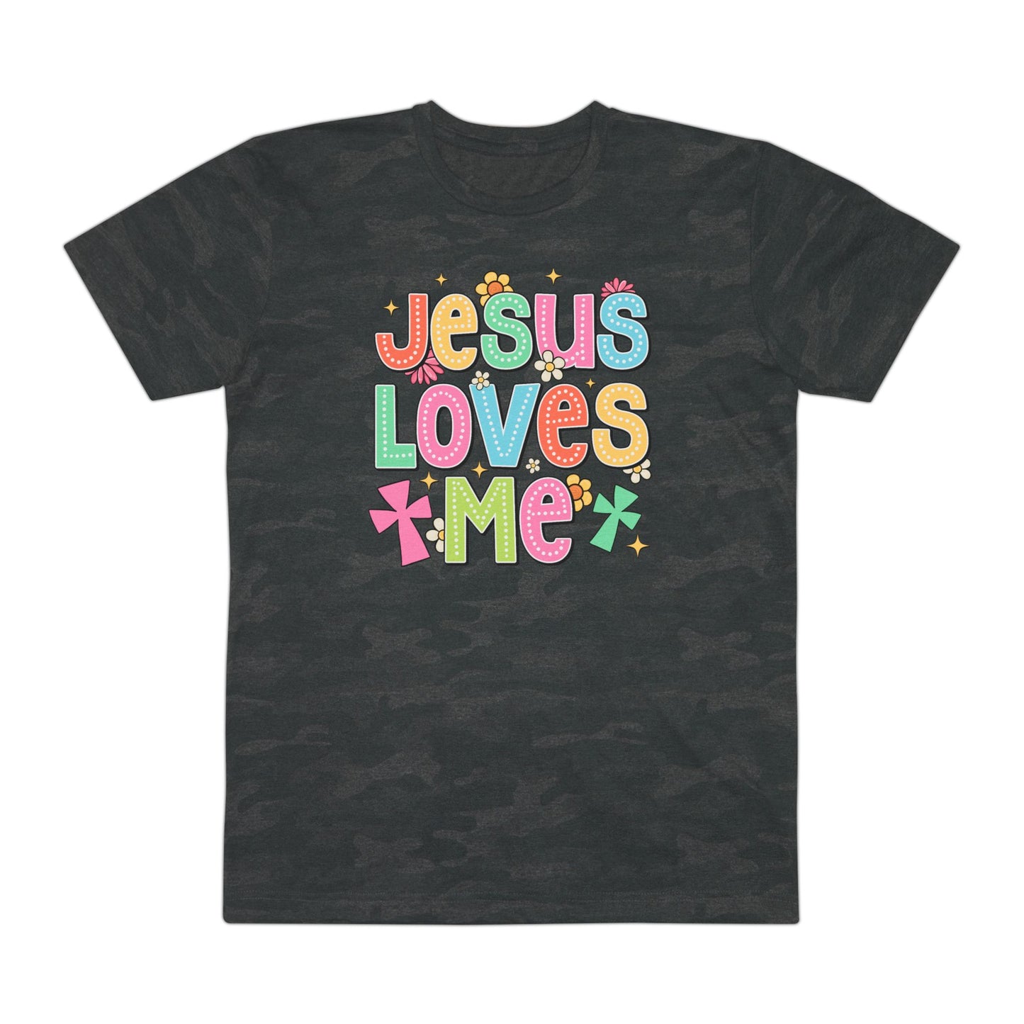 Jesus Loves Me T-Shirt — Colorful Christian Faith Tee
