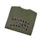 Cougars Arch Logo Tee Leopard Print Outline— Vintage Collegiate Graphic T-Shirt