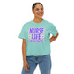 COMFORT COLORS CROP TOP - Nurse Life Boxy Tee — "Some Days You Win..." Inspirational Nurse T-Shirt