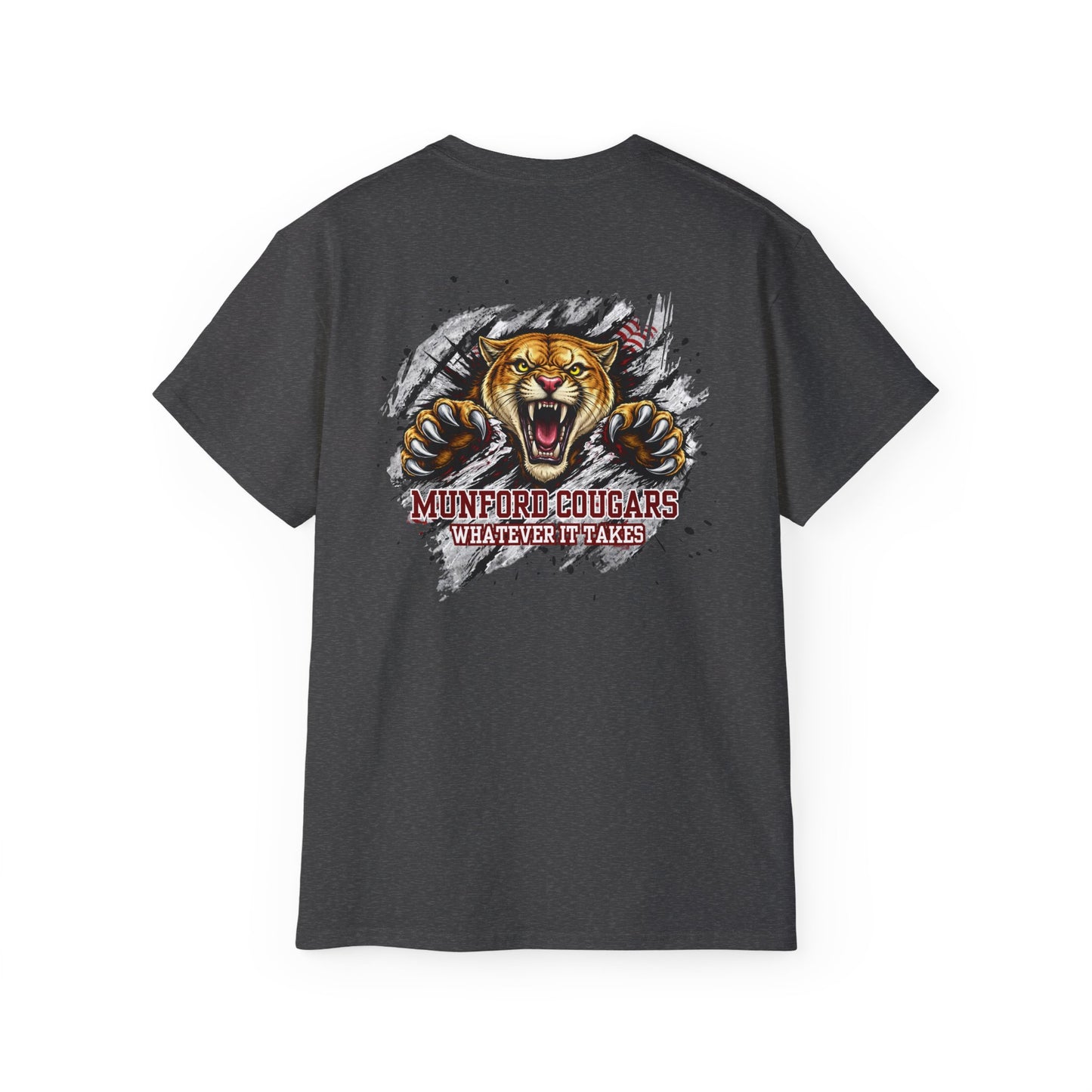 Munford Cougars Roaring Mascot T-Shirt — School Spirit Tee