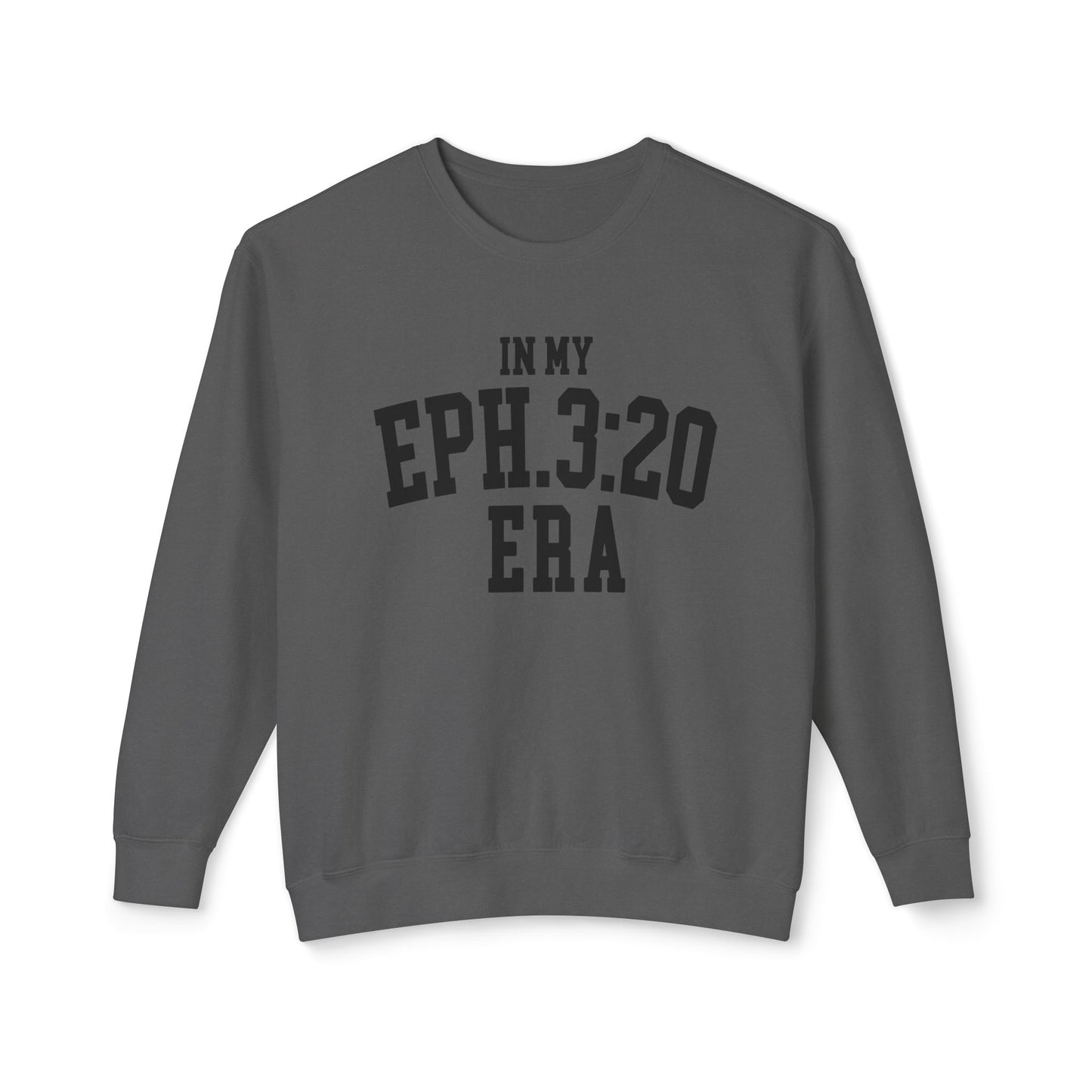 COMFORT COLORS - Eph. 3:20 Era Crewneck Sweatshirt — Inspirational Christian Pullover