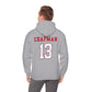 Twins Baseball Hoodie — Tipton County Team Logo & Custom Number (Chapman 13)