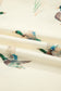 Beige Mallard Printed Colorblock Trim Short Set