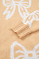 Pink Bow Pattern Drop Shoulder Loose Sweater