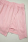 Beau Blue Mineral Wash V Neck Tee Matching Skort Set