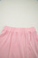 Beau Blue Mineral Wash V Neck Tee Matching Skort Set