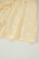 Sky Blue Exposed Seam Detail Polka Dot Loose Tee Drawstring Shorts Set