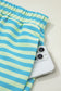 Yellow Stripe Color Block Detail Long Sleeve Pullover Elastic Waist Pull On Shorts 2pcs Set