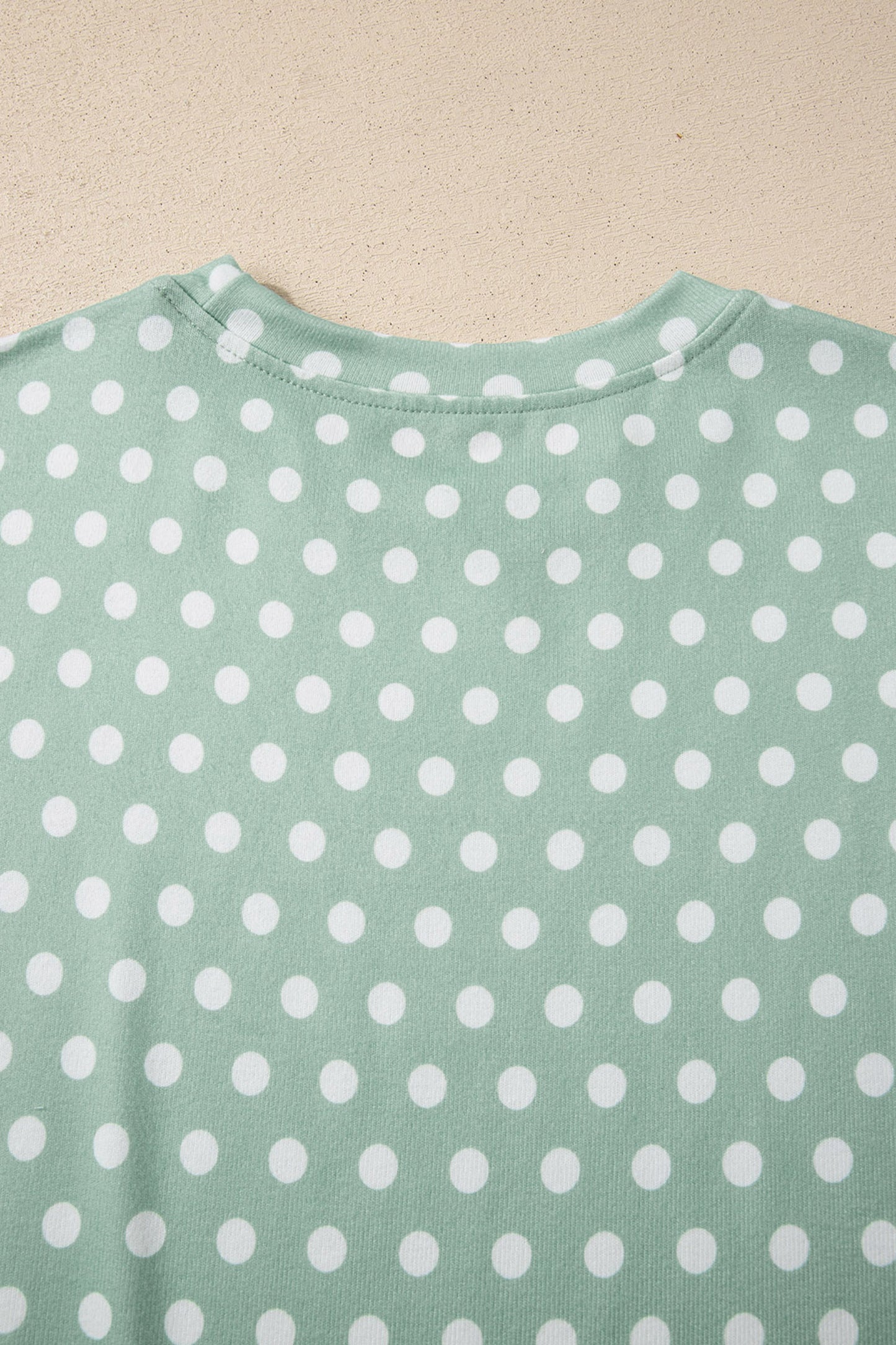 Brown Polka Dot Print Short Set