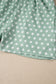 Brown Polka Dot Print Short Set