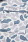 Beige Camouflage Print Lapel Shirt Drawstring 2pcs Short Pajama Set