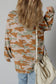 Dearlove Multicolour Retro Camouflage Print Exposed Seam Patchwork Drop Shoulder Sweatshirt