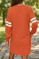 Black Varsity Contrast Banded Sleeve Shift Sweatshirt Dress
