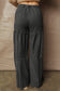 Vineyard Green Mineral Wash Tiered Wide Leg Patchwork Drawstring Pants